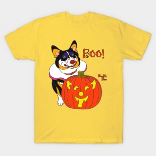 Bookie Boo the Corgi Clown - Boo! T-Shirt